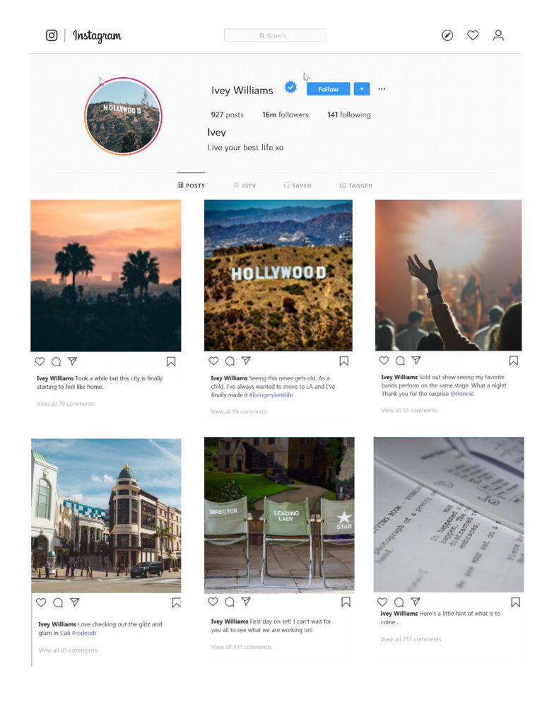 Iveys Instagram 1