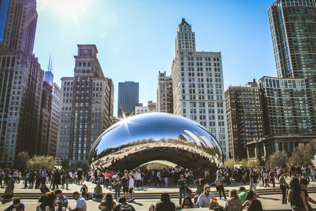 millenium park is a great venue for team building activities in chicago